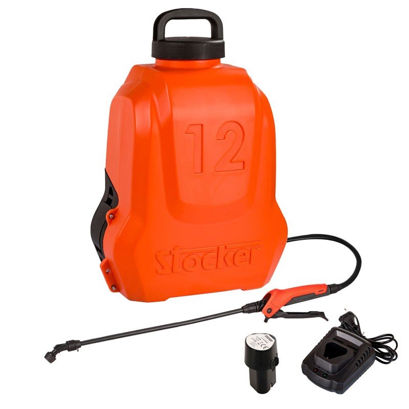 Stocker 225 Pompa a Zaino 12 L Elettrica con Batteria 12V Inclusa