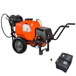 Stocker 303 - Pompa a Carriola 80 L Batteria 12V Inclusa